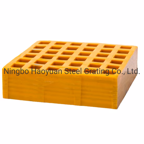 Rejilla fenólica de fibra de vidrio pultruida moldeada FRP GRP