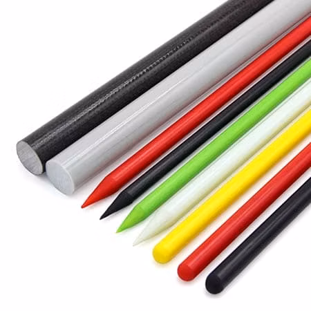 Barra sólida del perfil de pultrusión pultruida de la sección de fibra de vidrio de FRP GRP