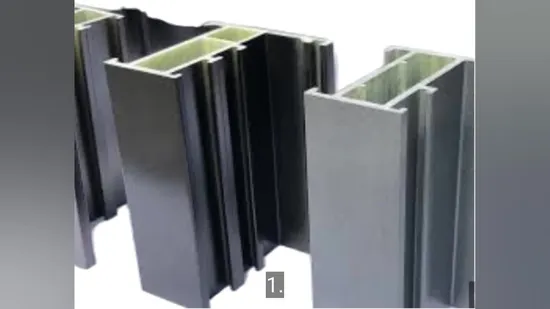 Perfiles de marco plástico estructural Pultruded de fibra de vidrio de alta resistencia FRP